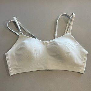Lululemon Like A Cloud sport bra, size 10 light grey